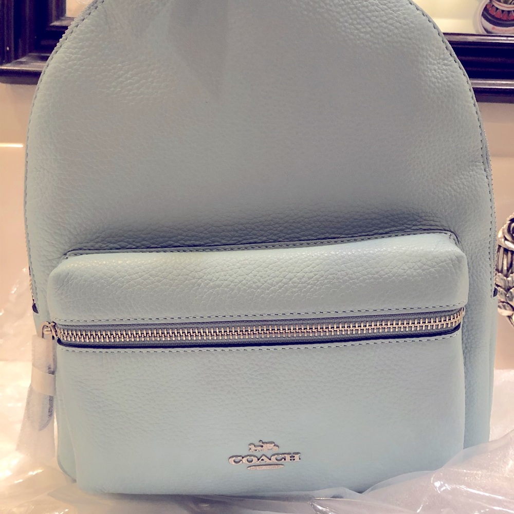 Coach Pebble Leather Backpack